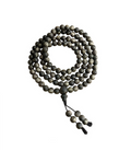 Premium Green Kynam Agarwood 108 Beads Mala, Natural High-Oil Agarwood Prayer Beads, Meditation Bracelet Necklace for Men & Women